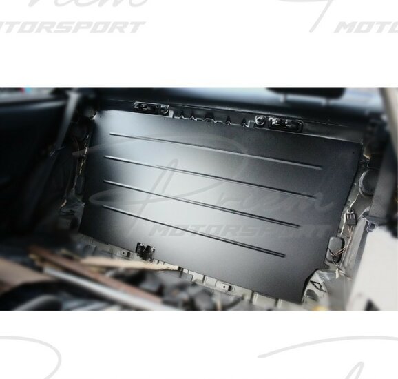 Aluminium achterbank delete paneel BMW E46