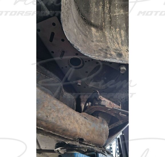 Verstevigings platen draagarm ophanging achter (Trailing arm) V2 BMW E46 
