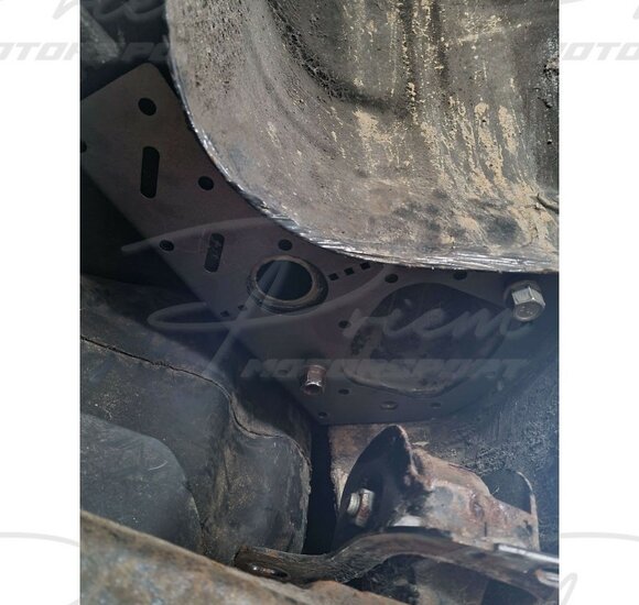 Verstevigings platen draagarm ophanging achter (Trailing arm) V2 BMW E46 
