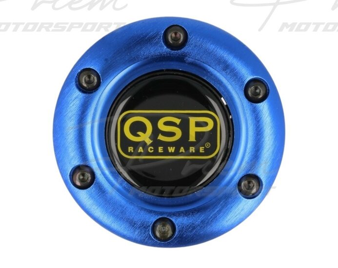 QSP Sport stuur blauw su&egrave;de offset: 70mm