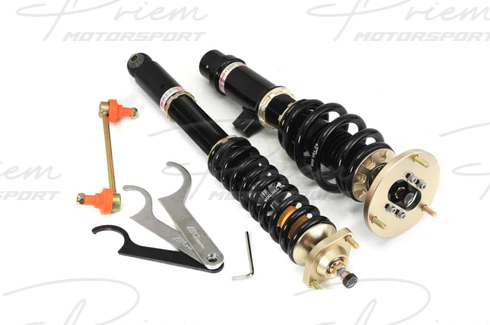 BC-Racing Schroefset BR-RH BMW E36 Achterzijde Ge&iuml;ntegreerd (True coilover)