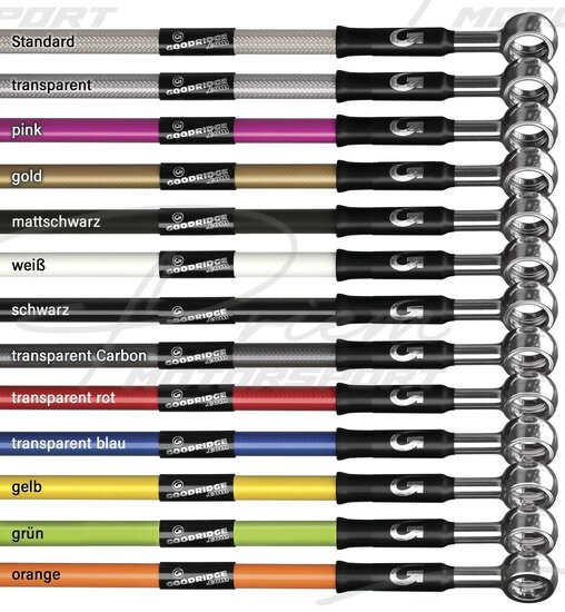 Goodridge Remslangen Set BMW E92 M3/M3 GTS 09/06 - 03/10