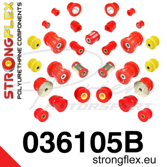 BMW E36 M3 (92-99) Strongflex Volledige ophangingsbus set