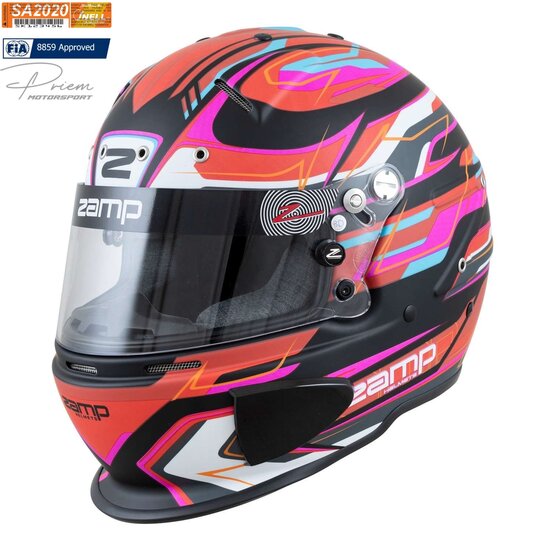 ZAMP RZ 70E FIA Helm Switch Red / Black / Blue