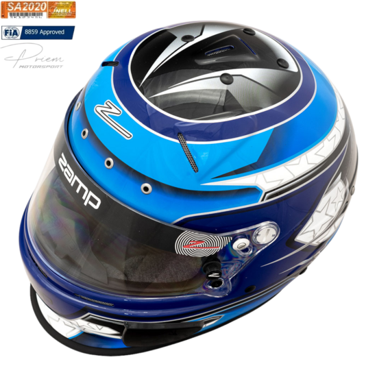 ZAMP RZ 70E FIA Helm Switch Blue / Light Blue