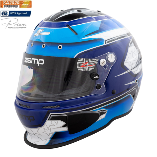 ZAMP RZ 70E FIA Helm Switch Blue / Light Blue