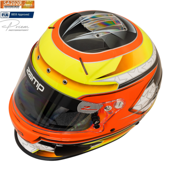 ZAMP RZ 70E FIA Helm Switch Orange / Yellow