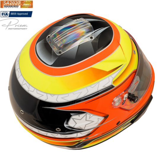 ZAMP RZ 70E FIA Helm Switch Orange / Yellow