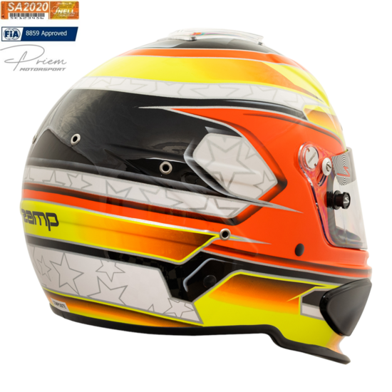 ZAMP RZ 70E FIA Helm Switch Orange / Yellow