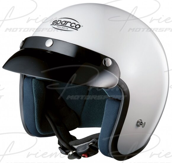 Sparco Club-J1 Open Face Helm Wit