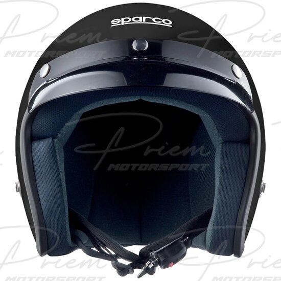 Sparco Club-J1 Open Face Helm Zwart