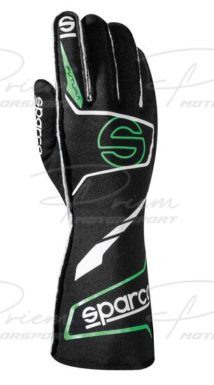 Sparco Race Handschoenen &quot;Futura&quot; FIA / Zwart-Groen