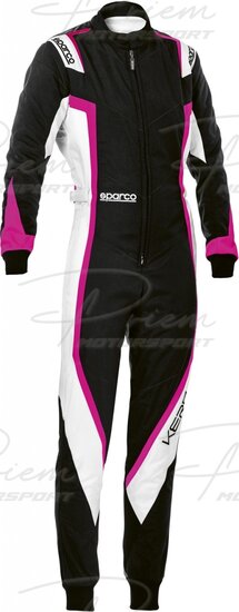 Sparco Ladies Overall KERB FIA / Zwart Roze
