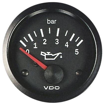 VDO Cockpit Vision Oliedrukmeter