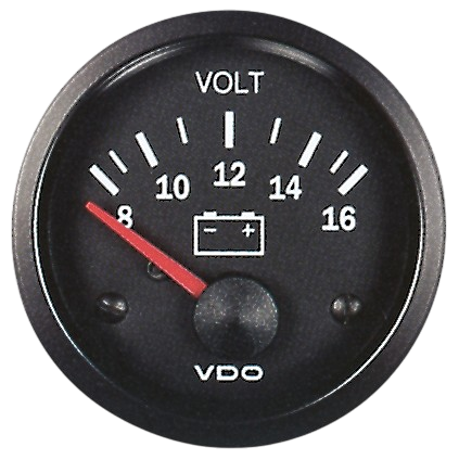 VDO Cockpit Vision Voltagemeter