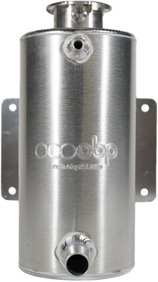OBP aluminum koel water expansie tank / Zilver