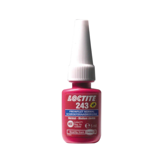 Loctite 243 Schroefdraadborgmiddel met gemiddelde sterkte 5 ml