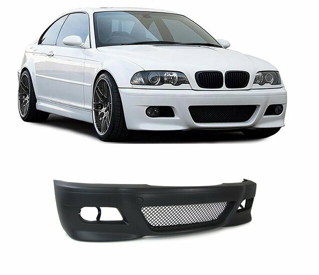 Sport look voorbumper + Bash bar pakket BMW 3 Serie E46 