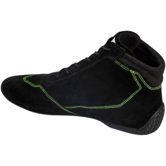 Sparco Slalom Race Schoenen FIA / Zwart-Fluor Groen