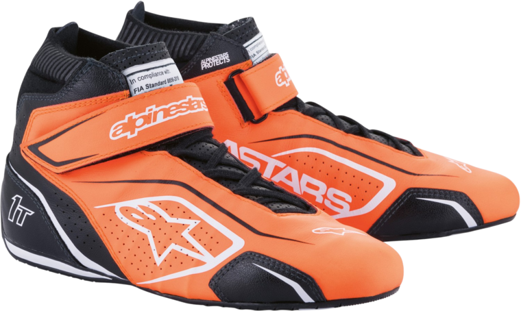 Alpinestars Race Schoenen Tech 1T V3 FIA / Oranje-Zwart
