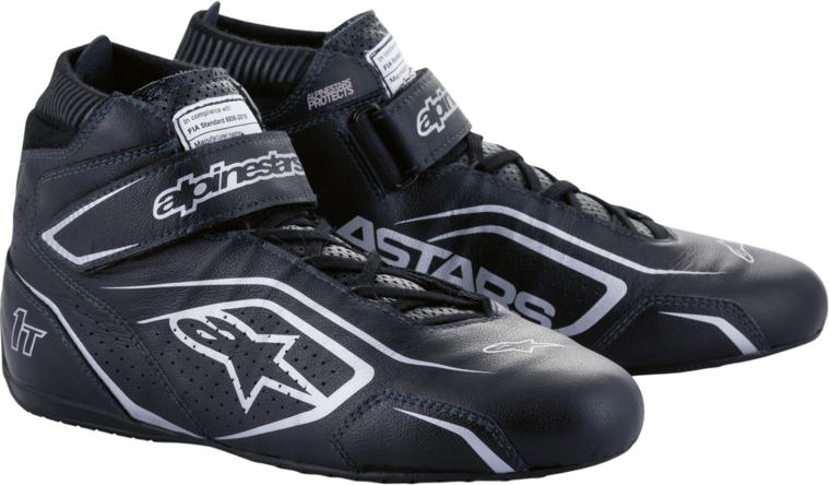 Alpinestars Race Schoenen Tech 1T V3 FIA / Zwart-Zilver