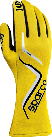 Sparco Race Handschoenen &quot;Land&quot; FIA / Geel