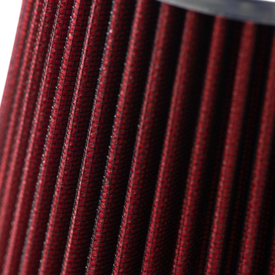Universele Lucht Filter  (Power Filter) Rood Incl Adapter ringen &quot;60, 70, 76, 84, 90mm&quot;