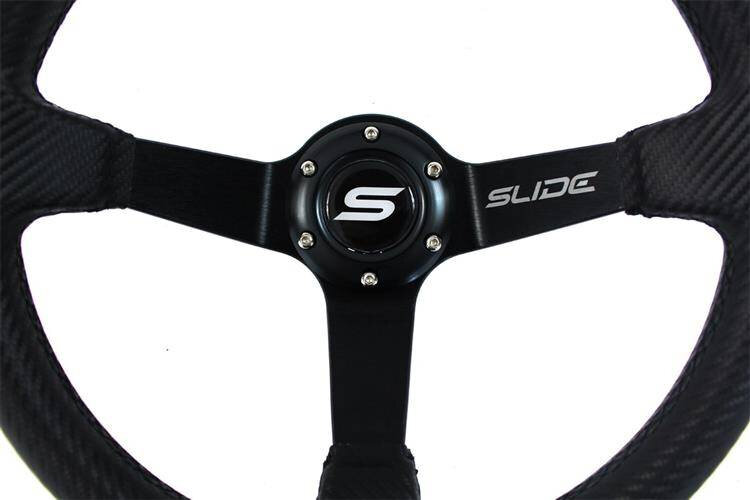 Slide Carbon stuur 350mm Zwarte Strip offset: 90mm