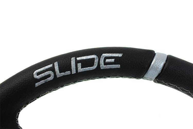 Slide Leer stuur 350mm Silver offset: 90mm