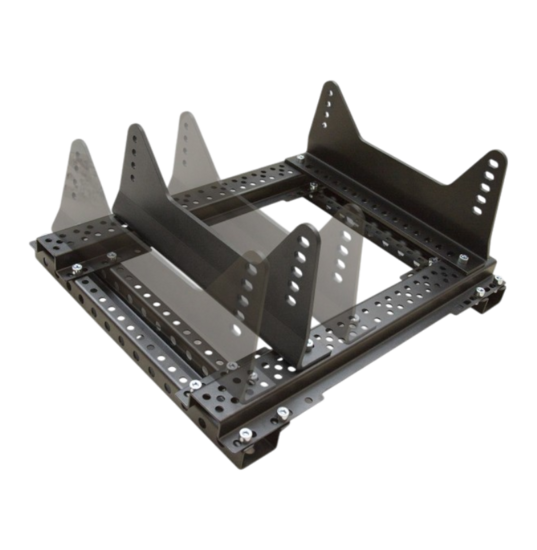 Kuipstoel adapter frame (Verstelbaar) Incl zijbevestiging passend voor BMW 3 Serie E30, E36 &amp; E46