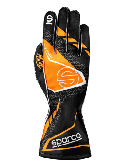Sparco Karting Handschoenen K-Attack Zwart/Oranje