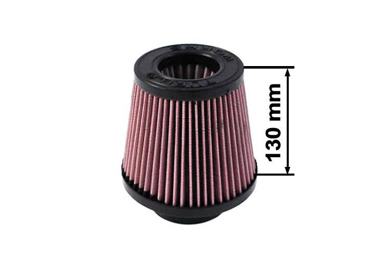 TurboWorks Luchtfilter H:130mm DIA:101mm