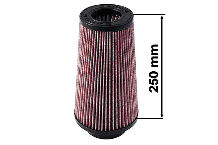 TurboWorks Luchtfilter H:250 DIA:101mm