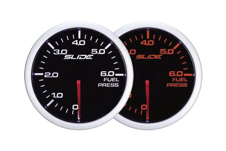 Slide WA Gauge 52mm - Brandstofdrukmeter