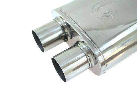 Turboworks Midden Y Demper 63,5/57mm LT 304SS 355mm