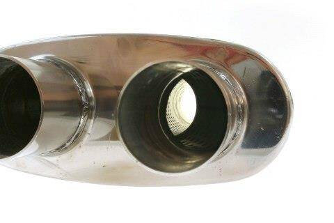Turboworks Midden Y Demper 63,5/57mm LT 304SS 355mm