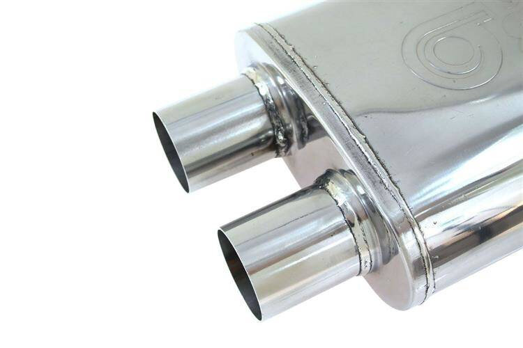 Turboworks Midden H Demper 76mm LT 304SS 355mm