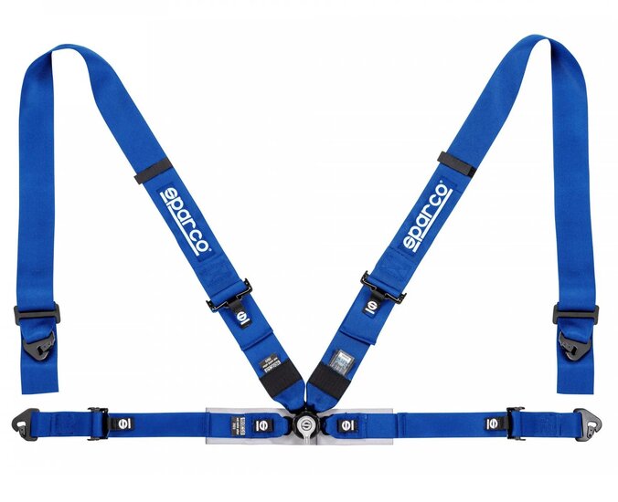 Sparco 4-Punt FIA Gordel - Blauw