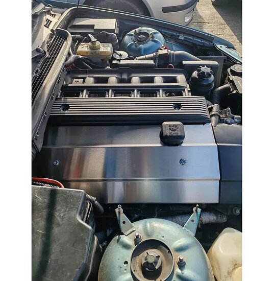 BMW M52 M54 Roestvrijstalen RVS Bobine / Kleppendeksel Afdekking Sier kap (Coil Pack Cover)