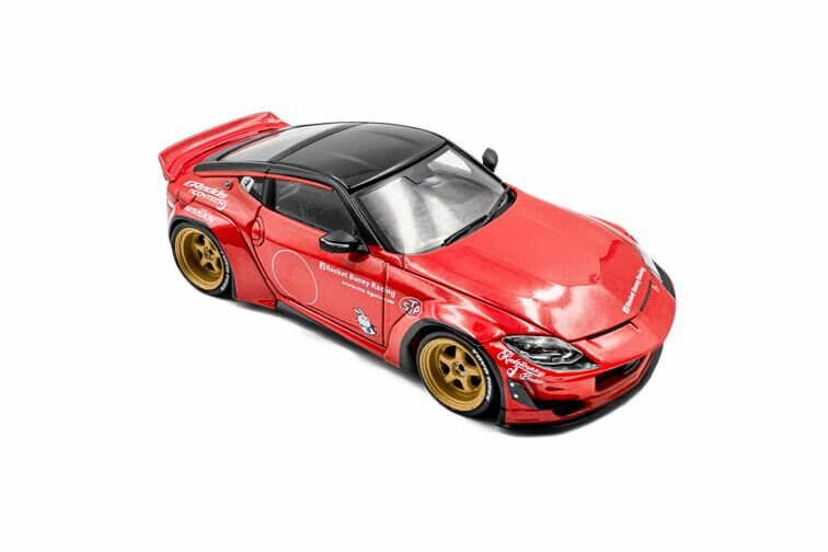 Nissan 400Z Rocket Bunny '22, rood 1:43