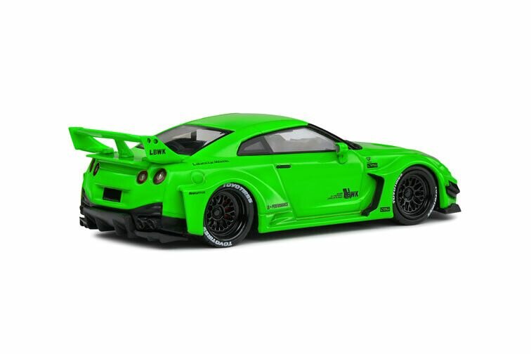 Nissan GT-R R35 Liberty Walk Work Silhouette, groen 1:43