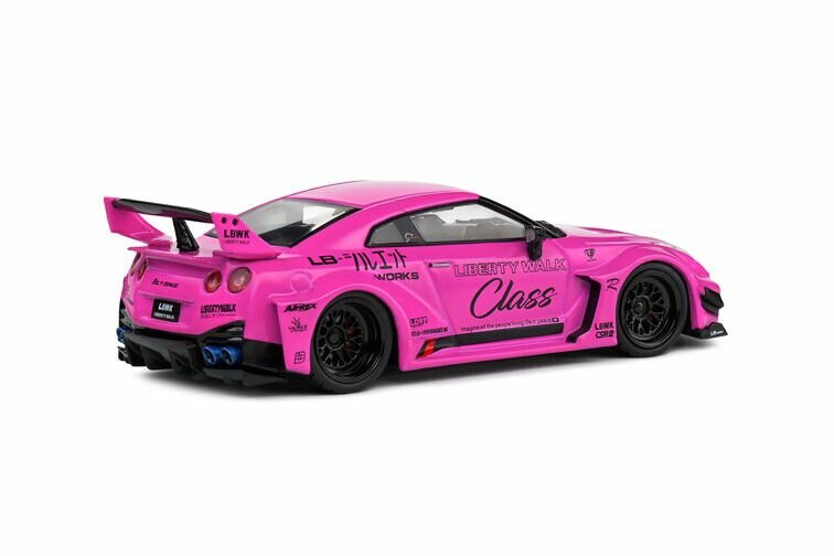 Nissan GTR35 Liberty Walk Silhouette '19, paars 1:43