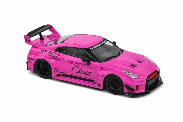 Nissan GTR35 Liberty Walk Silhouette '19, paars 1:43