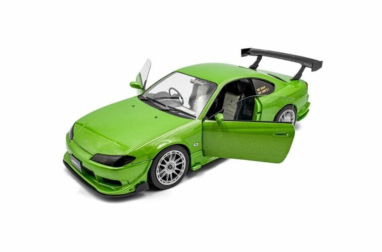 Nissan Silvia S15 Spec-R Aero Solido Works '99, groen 1:18