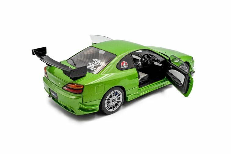 Nissan Silvia S15 Spec-R Aero Solido Works '99, groen 1:18