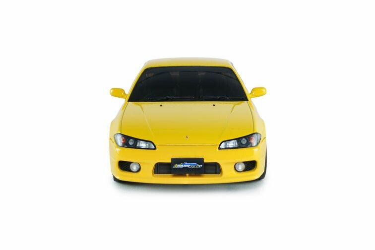 Nissan Silvia S15 Spec-R Aero '99, geel (Lightning Yellow) 1:18