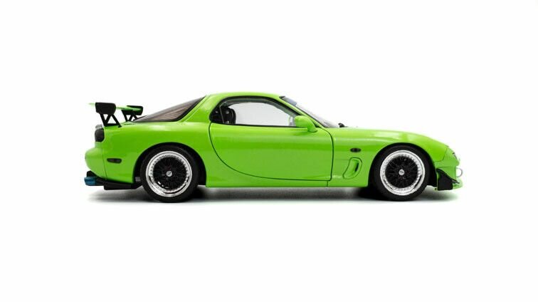 Mazda RX7 FD3RS Solido Works '99, groen 1:18