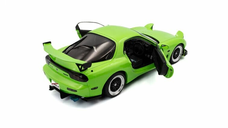 Mazda RX7 FD3RS Solido Works '99, groen 1:18
