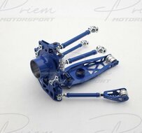 Wisefab BMW E9X &amp; E8X Achtervering set ( Drop knuckle )