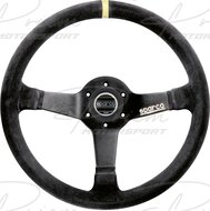 Sparco Motorsport R345 Monza suede sport stuur offset: 63mm